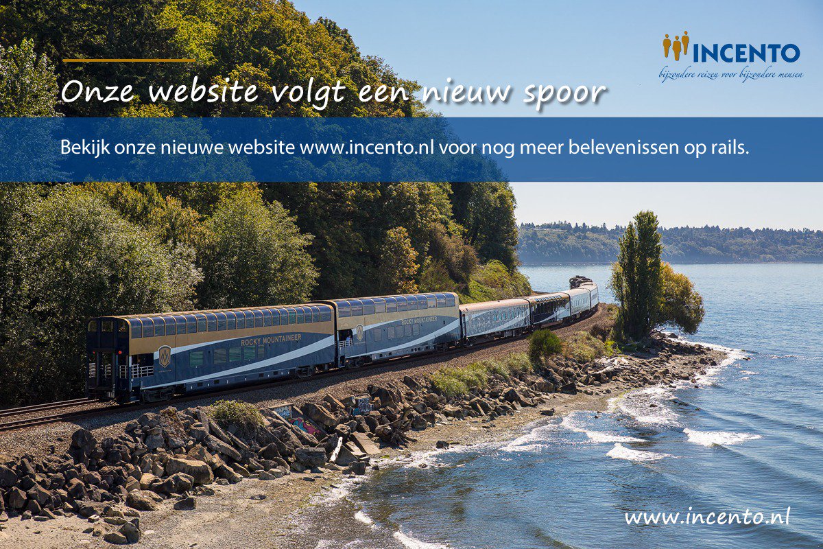 Bekijk onze nieuwe website incento.nl voor nog meer belevenissen op rails.