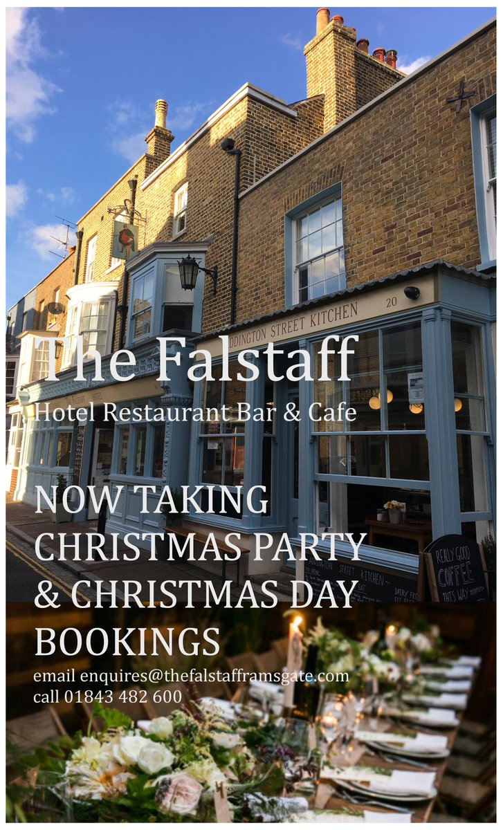 Still planning your Christmas works event or looking for somewhere to take the stress out of Christmas Day? Join us in Ramsgate <a href="/VisitRamsgateUK/">VisitRamsgateUK</a> @Thanet_Retweet <a href="/AddingtonStreet/">AddingtonStreet</a> <a href="/wealdentimes/">Wealden Times</a> @VisitThanet @psapublishing <a href="/hotelsinkent/">Hotels in Kent</a> <a href="/Thanetgazette/">KentLive Thanet</a>