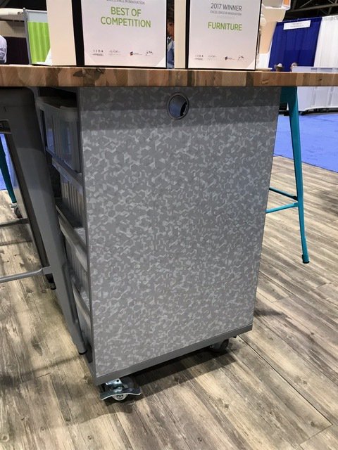 FormicaGroup's tweet photo. Congrats @CefFurniture for winning "best of competition" at #EdSpaces2017 for the Edison table featuring Formicaยฎ Laminate Folkstone Hex. https://t.co/WPJiPMgU7k