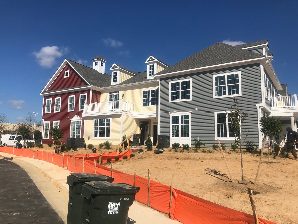 FranciscusHomes's tweet photo. Final details @5; plants from Winn Nursery, rails and fences going in. Come see the new Models in our Metro Collection at Promenade@5! https://t.co/Z4nQPgYQKl