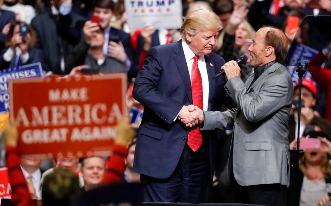 Pres. Trump messages happy birthday wishes to wrong Lee Greenwood 