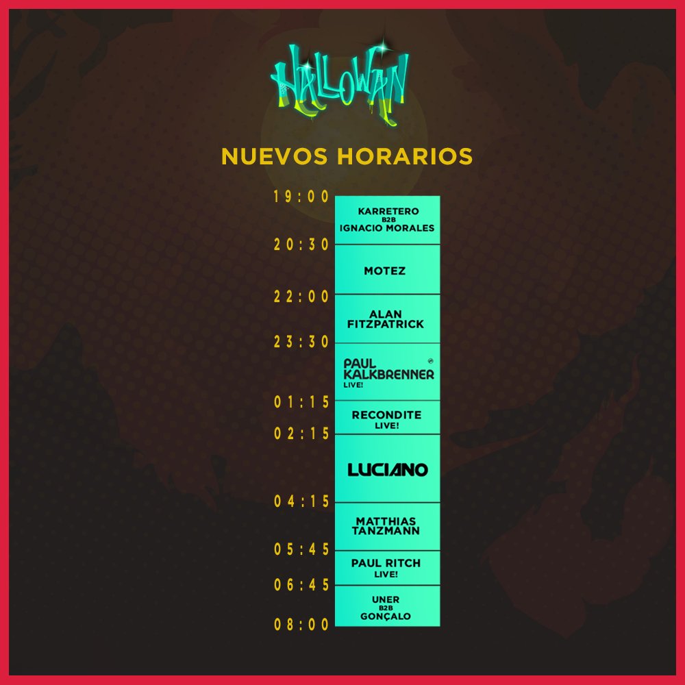 wanfestival's tweet photo. NUEVOS HORARIOS
Porque #HalloWANerestú hemos conseguido que Paul Kalkbrenner retrase y alargue su set. De 23:30 a 01:15! https://t.co/z5kyzGuay5