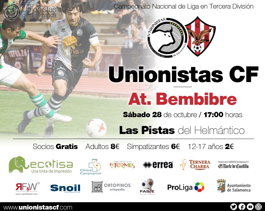 UnionistasCF's tweet photo. 🆓 PROMOCIÓN | Sigue estos pasos y recoge tu entrada gratuita en taquilla (sin sorteo):

🔁 Haz RT
📲 Sigue a @UnionistasCF y a @UnionistasTV https://t.co/2ugTcuXb68
