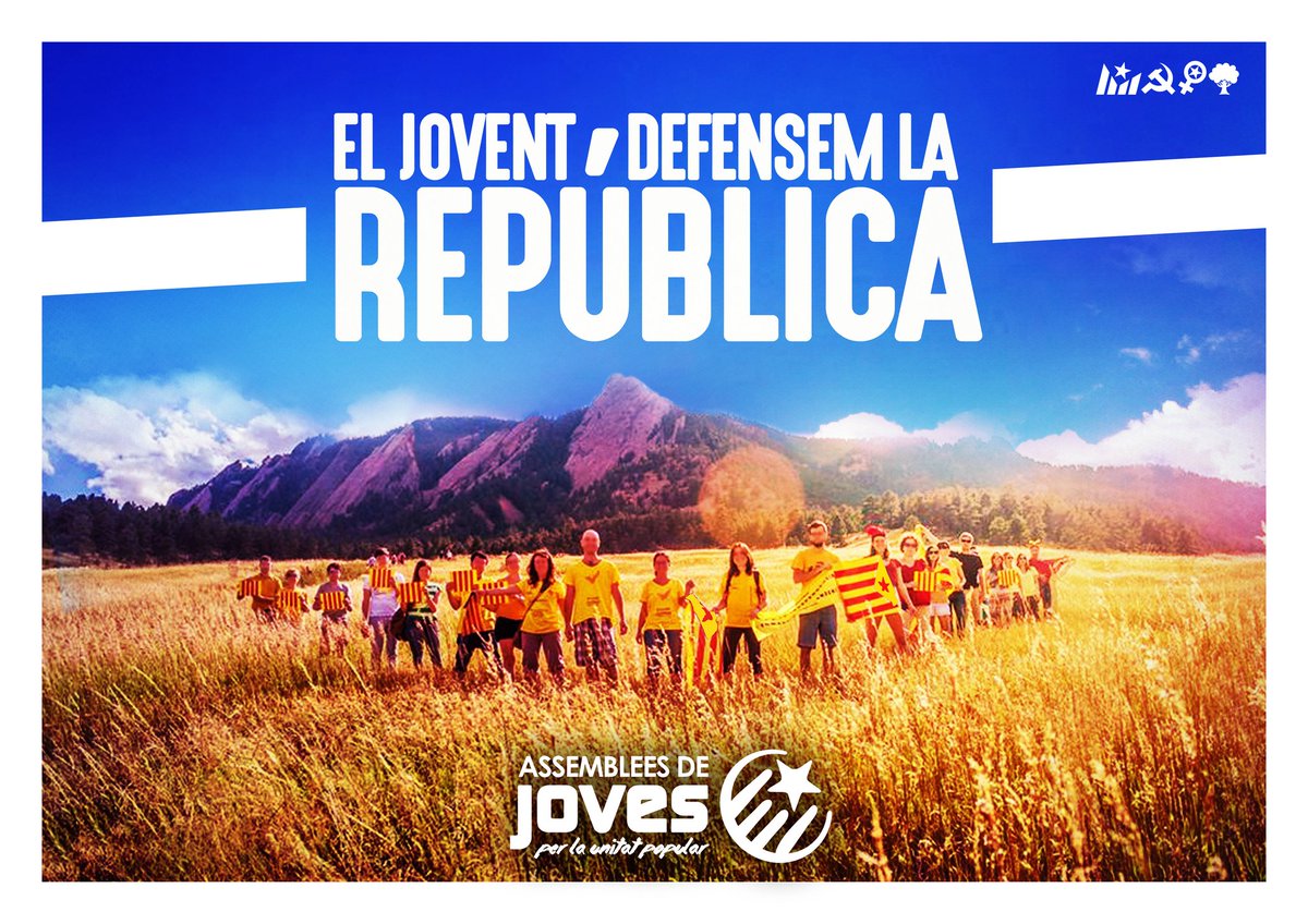 Ja tenim la República aquí! Ara toca defensar-la i el jovent estarem a primera línia! 

Visca la República!