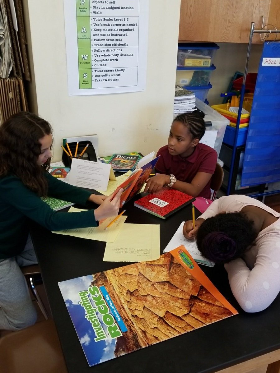 5th grade explaining what they have learned about rocks &amp; minerals by engaging in various investigations