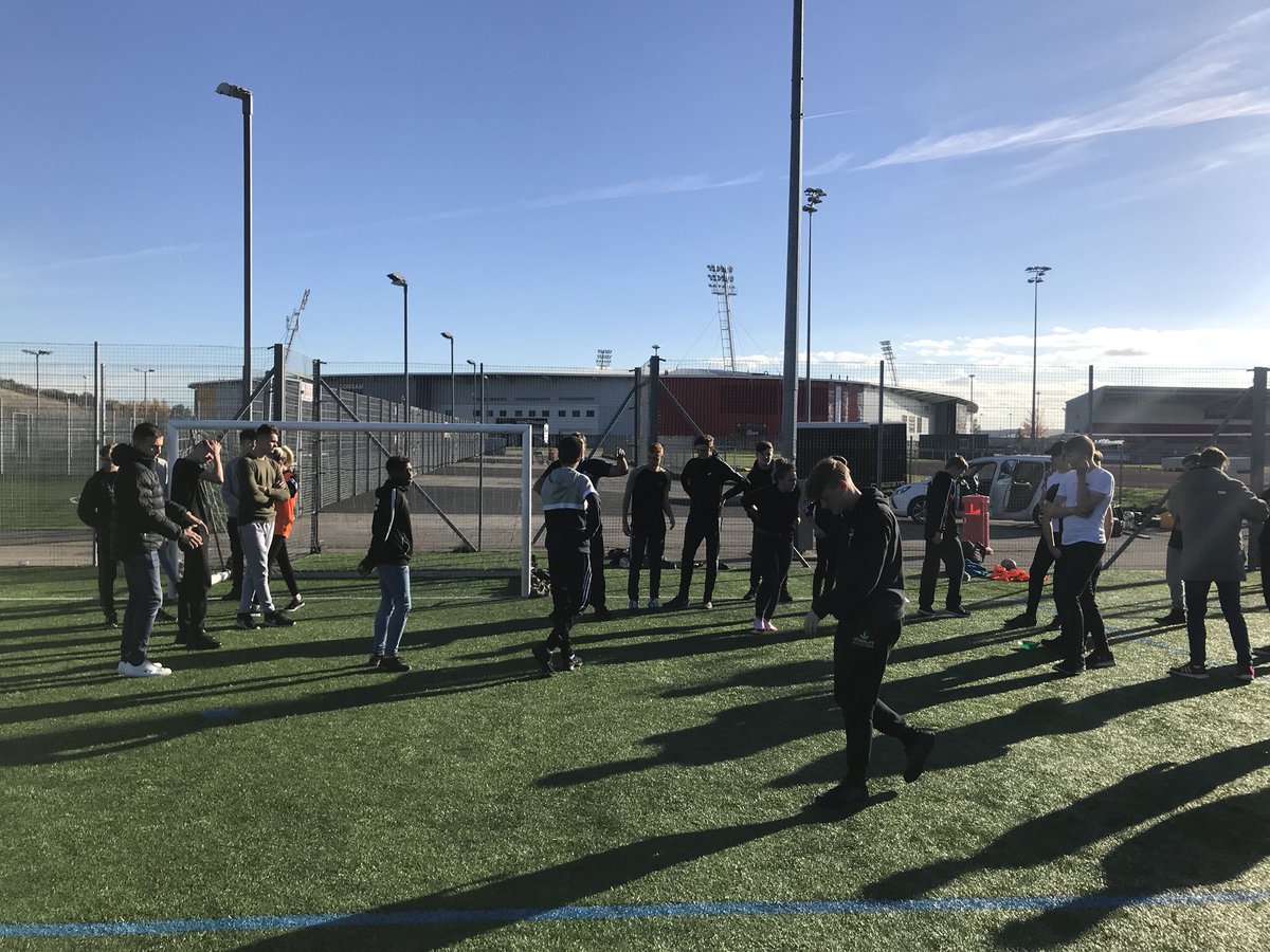 ClubDFoundation's tweet photo. NCS 📸 | @DameKellysTrust are at the Keepmoat Stadium today delivering the second phase of @NCS_EFLTrust with CD Sports College students https://t.co/jNg3Lnu2mY