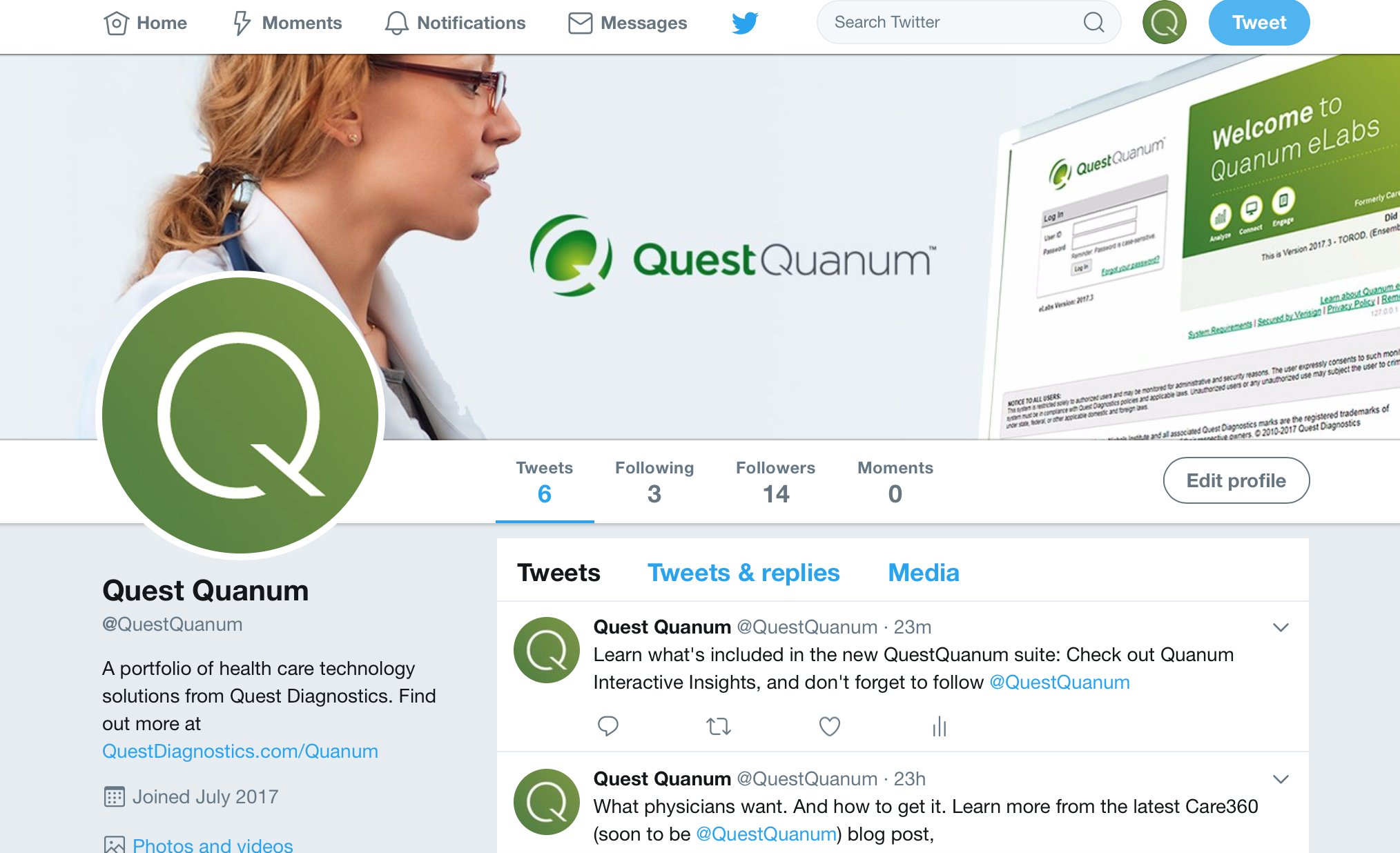 Now QuestQuanum EHR Care360 X