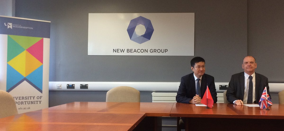 DrWillFoster's tweet photo. @newbeacongroup signing event today of agreement for higher education in Stafford with CEO Kai Liu https://t.co/xl5oRAU79v