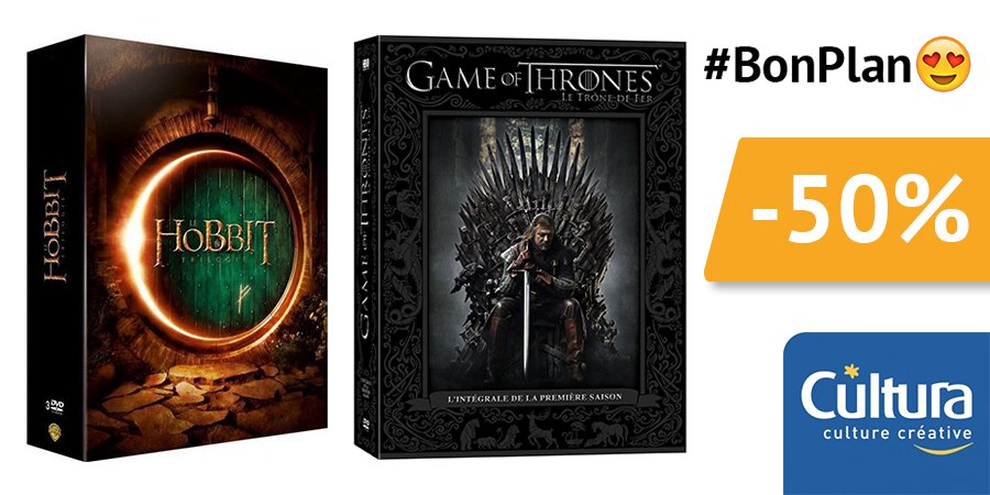 MyShopping7's tweet photo. -50% sur les coffrets vidéo Cultura !

https://t.co/y0nTBHH9it https://t.co/MLno8UztMI
