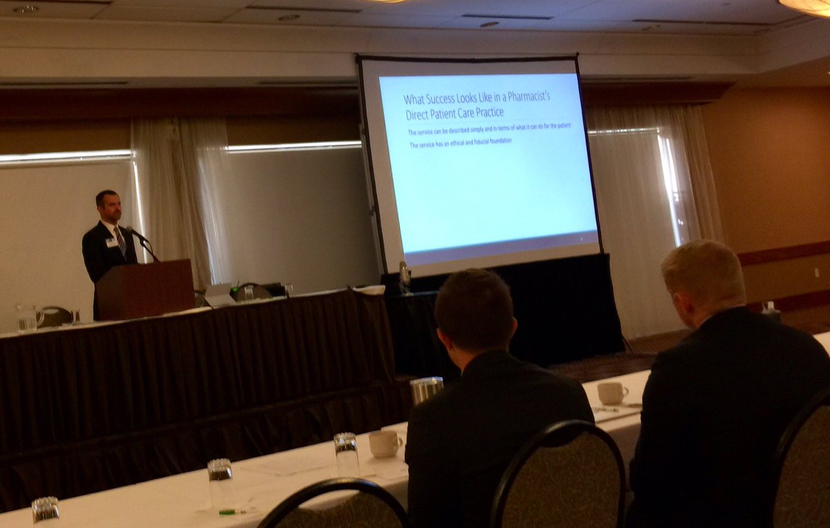 Excited to hear <a href="/ACCP/">ACCP</a> 's <a href="/daistrope/">Daniel Aistrope</a> provide his keynote on advancing clinical pharmacy practice <a href="/NYSACCP/">New York State ACCP</a> 'a Annual Meeting #nysaccp2017