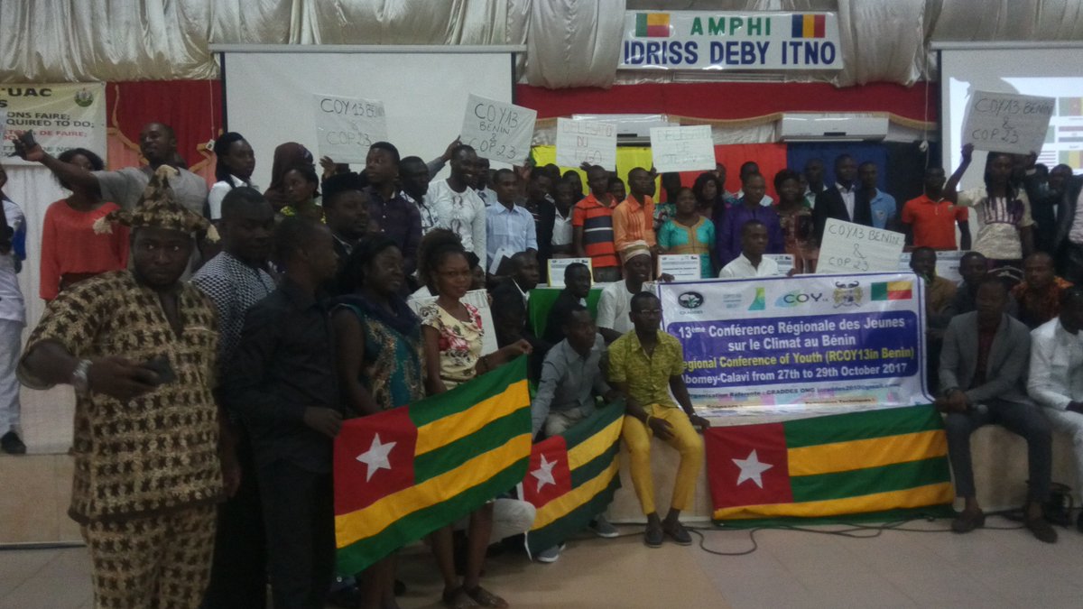 craddes's tweet photo. Et c'est parti pour la @COY13 ils sont au total 200 jeunes venus de près de 20 pays d'Afrique et d'Asie pour prendre part à cette conférence https://t.co/6Ko2lskAPW