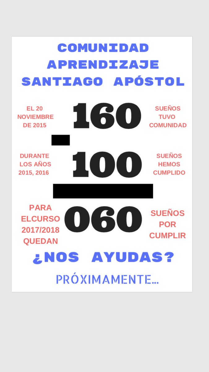 escalante329's tweet photo. Nuestra comunidad tenía 160 sueños por cumplir...

https://t.co/a6omi6d5Gu

¡Nos quedan 60 por cumplir!

https://t.co/SUNTLLTSrq

¿Nos ayudas? https://t.co/y88plYoAYb