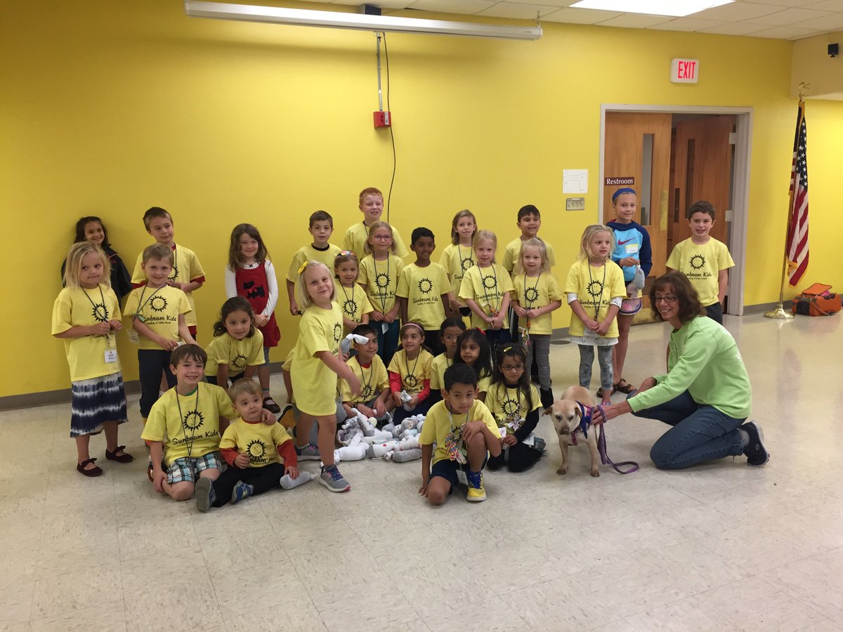 SunbeamKids's tweet photo. Great work making rice sock warmers for animals coming out of surgery at the @HumaneSociety.  Kids love #LendingALittleHand! https://t.co/6OuWA74g5o