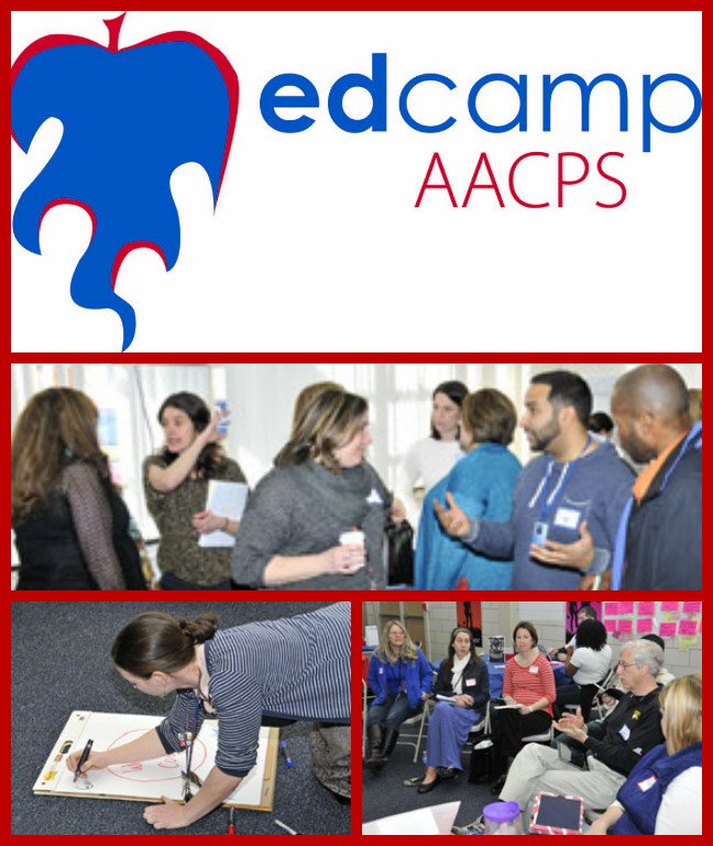 Attend a participant driven PD, not a presentation 
Join us at edcampAACPS 
Register using aacpsschools.org/edcamp