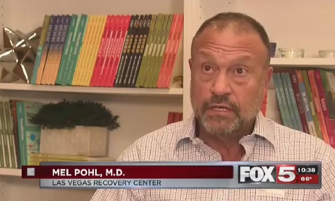 FOX5Vegas's tweet photo. #ICYMI: Dr. Mel Phol says patients need to be able to treat pain with other measures than opioids. > https://t.co/s75vymrFzM https://t.co/nMEJ6UxXv5