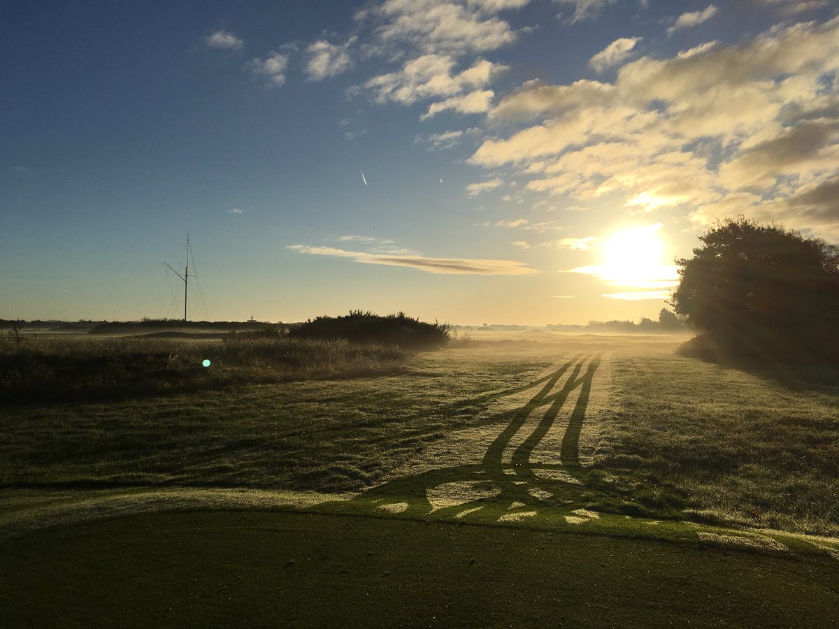 stuartcheyne's tweet image. Early morning golf at Royal Lytham Golf Club #theopen #championshipgolf