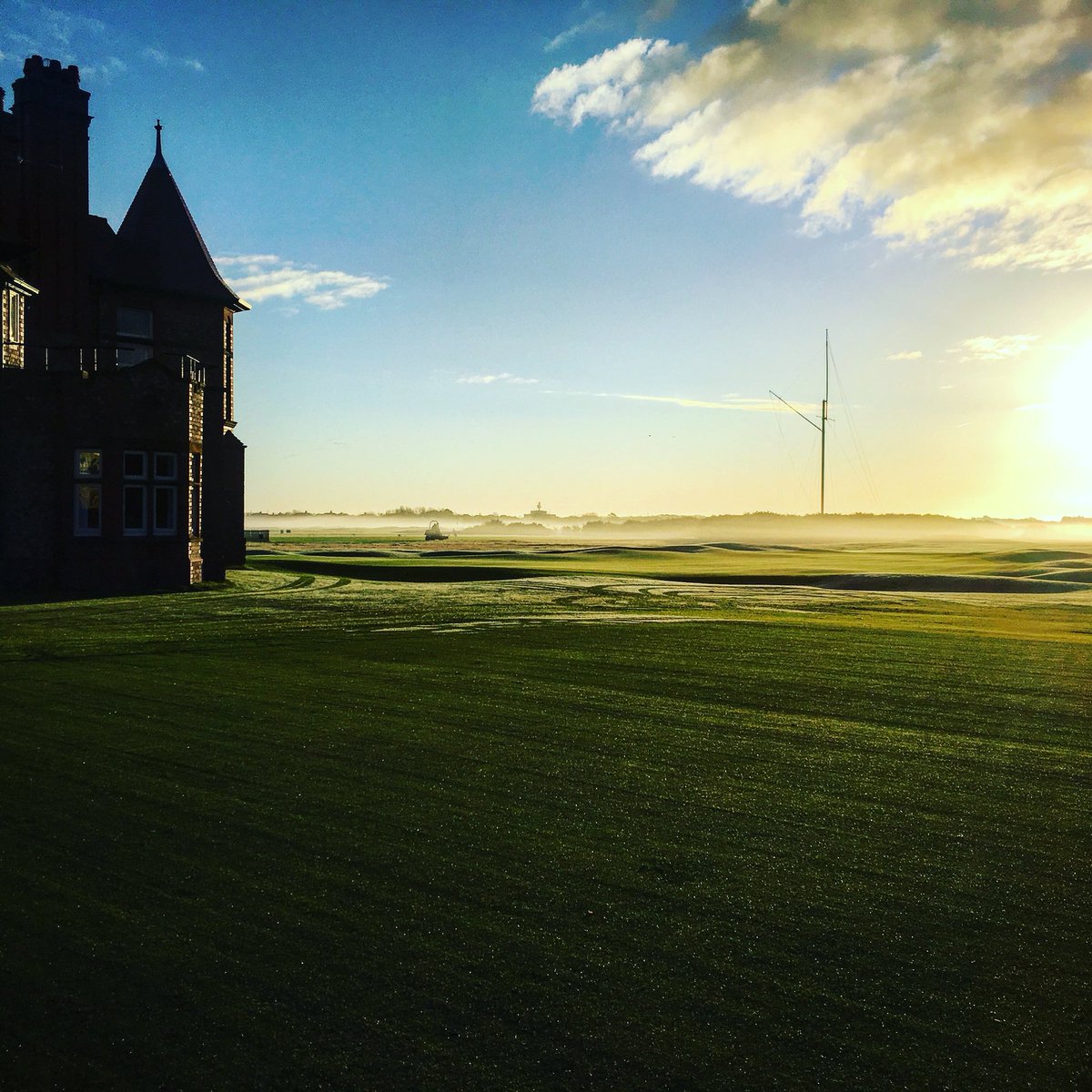 stuartcheyne's tweet image. Early morning golf at Royal Lytham Golf Club #theopen #championshipgolf