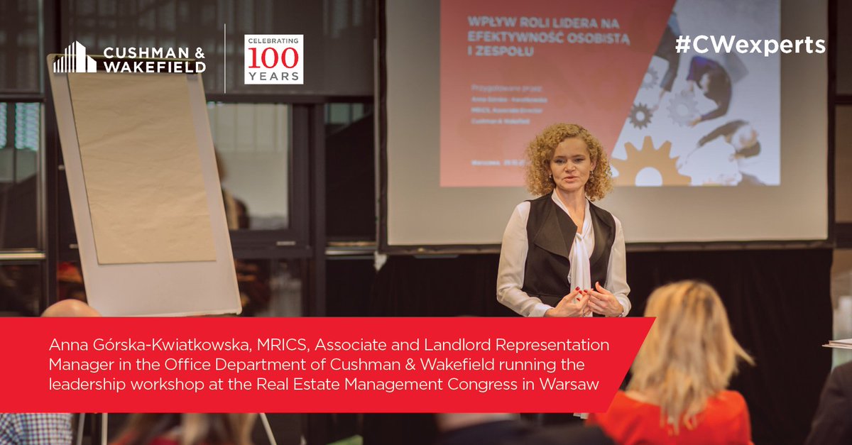 CushWakeCE's tweet photo. #CWexperts @AcademyIndigo Anna Górska-Kwiatkowska running the leadership workshop at the #REM2017 in Warsaw @MMWorkplace https://t.co/2fyWSShoQa