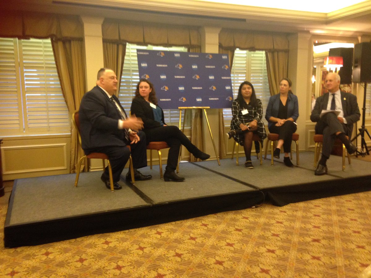 Great talk on #JustTransition, #cleanenergy #climate justice <a href="/RKauffmanEnergy/">Richard Kauffman</a> @abartontweets <a href="/SierraClub/">Sierra Club</a> @NYCBuildingTrades #ClimateJobsNow