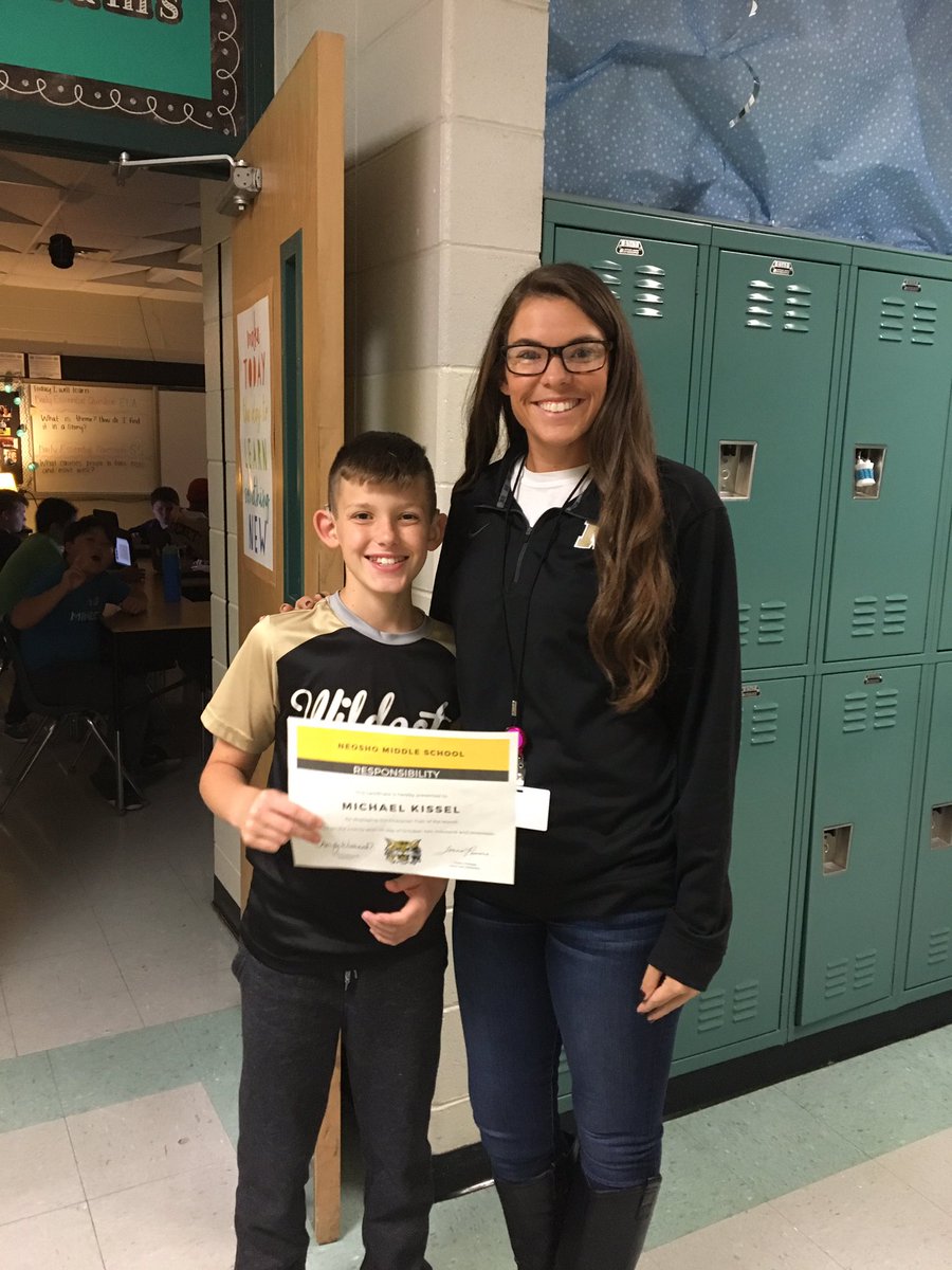 Proud of this kiddo and his willingness to work hard and show responsibility!