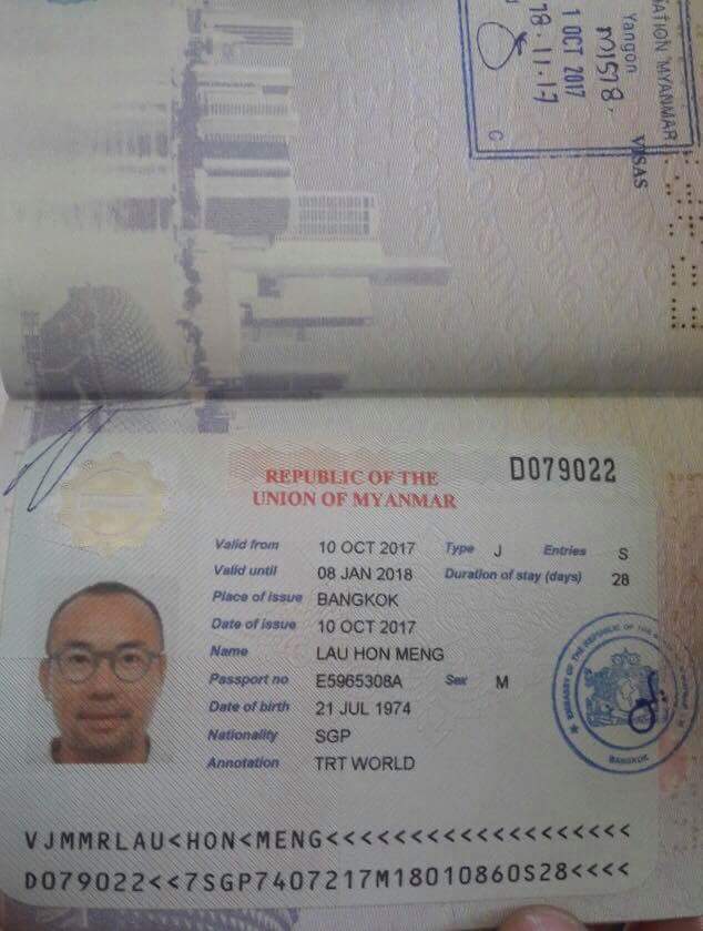 Myanmar police questioning two media persons from Turkey based Singapore's TRT world for Drone-shooting of  parliament building in NPT.