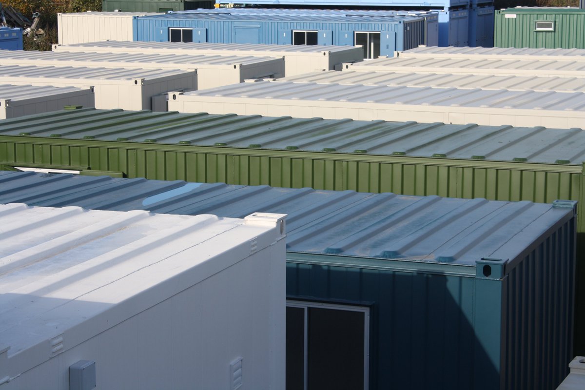 All the roofs on our units are welded on an automatic welding machine to ensure they are water tight
