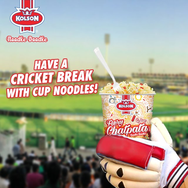 KolsonNoodle's tweet photo. Who do you think will win today? Enjoy the nail bitter with Kolson Noodle Doodle #PakvsSL #T20 #PakistanZindabad https://t.co/qaqENGuBVU