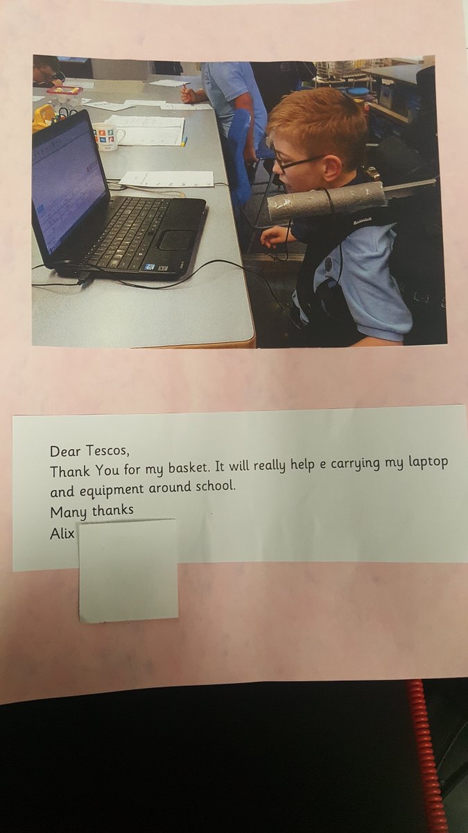 spammyh88's tweet photo. @izablizzie  @kaz_doherty  @nabby78 @RavenscliffeHS lovely alex thanking @TescoFreeSchool to help with school life https://t.co/0FnBfCSFEu