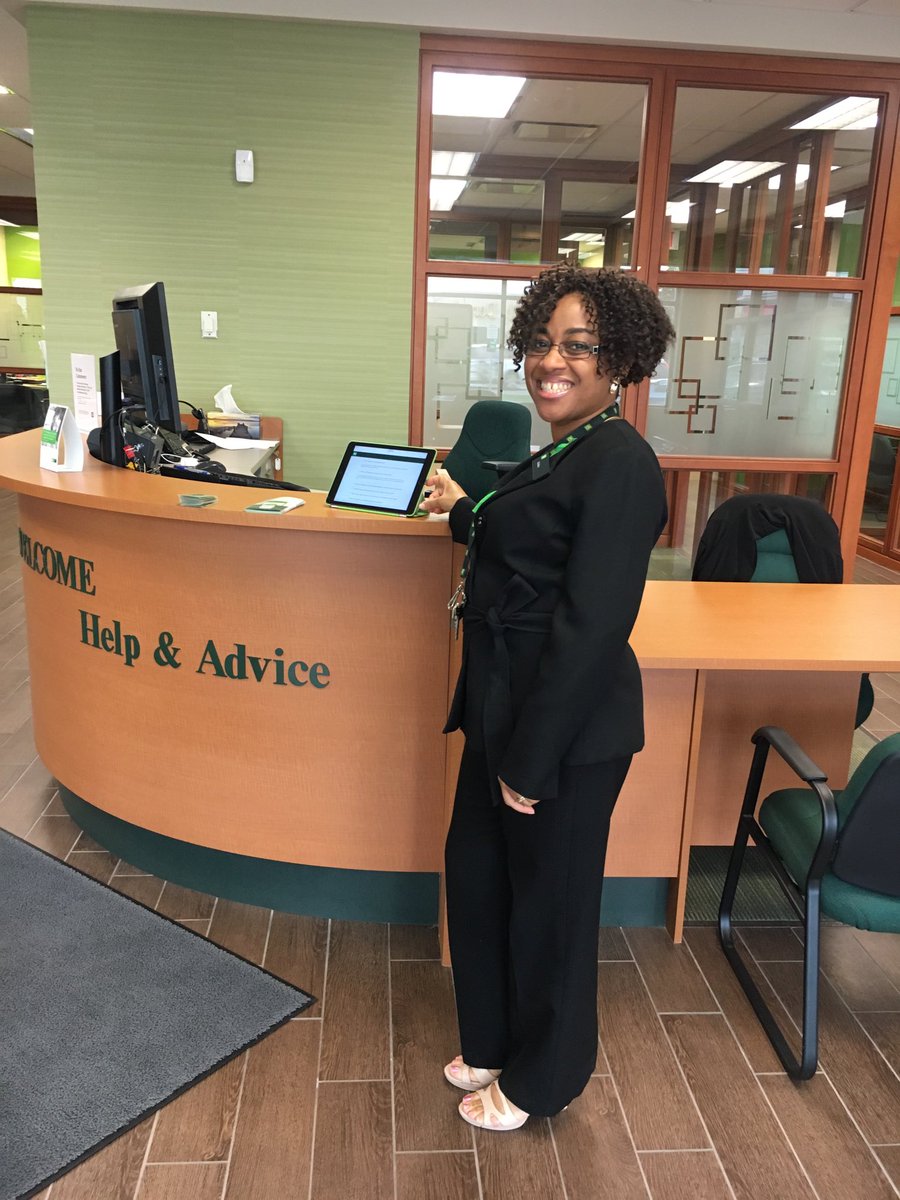 #imdigitalready <a href="/TD_MSnow/">Michelle</a> @edwinsebel ,branch2228 doing the digital welcome