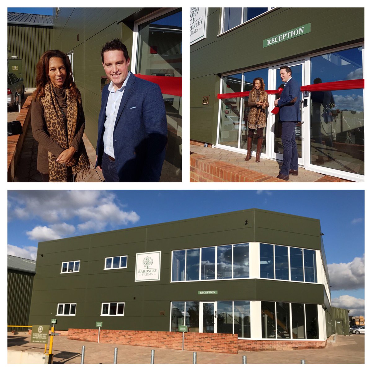 BardsleyEngland's tweet photo. Fantastic day opening our new offices and welfare facility . Thank you @HelenGrantMP for doing the honours. https://t.co/gll6QY81nc