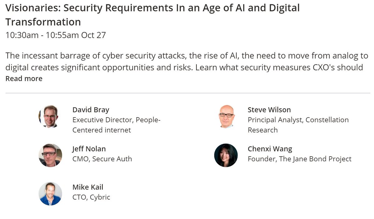 Steve_Lockstep's tweet photo. TODAY #Security #innovation at #CCE2017 w @chenxiwang @chief_ventures @jeffnolan @mdkail
#AI
#AuthN
#AdversarialSamples
#PublicHealth
#CISO https://t.co/WbPHek8MwF