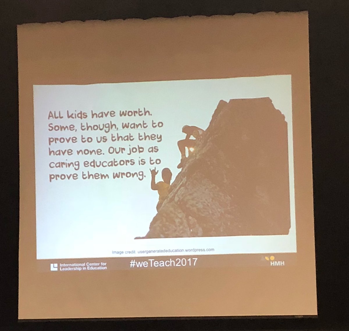 MrsKimOShea's tweet photo. All kids have worth. #BeCaring #BeInspiring #BeTheirAwe #weTeach2017 https://t.co/YqzytpEZ59