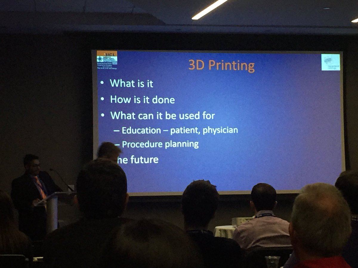 Dr. Patel bringing innovation in 3D printing to #pedsIR at #SPIR2017