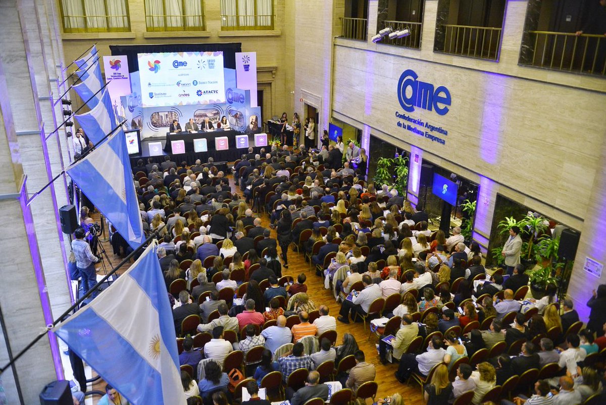 redcame's tweet photo. Llegan Pymes del comercio y el turismo de todo el país a #ForoCAME para conocer los casos de éxito de destacados disertantes. https://t.co/IP6nGOxPE1