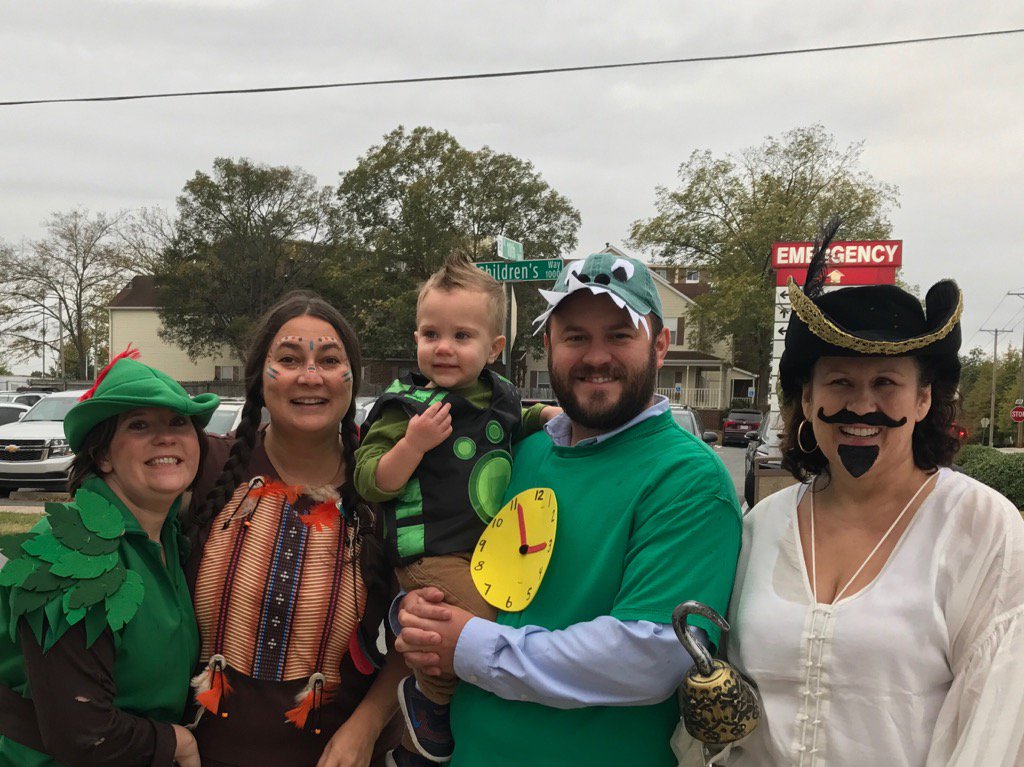 Cheryl Donegan (@csdonegan) on Twitter photo Peter Pan and the gang hanging with the CEC Halloween Trail <a href="/archildrens/">Arkansas Children's</a> #ChampionsforChildren #WorkisFun #IARocks Peter Pan and the gang hanging with the CEC Halloween Trail <a href="/archildrens/">Arkansas Children's</a> #ChampionsforChildren #WorkisFun #IARocks