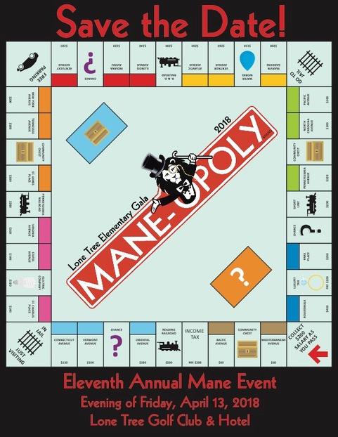 Save the Date!  Mane Event, April 13, 2018!