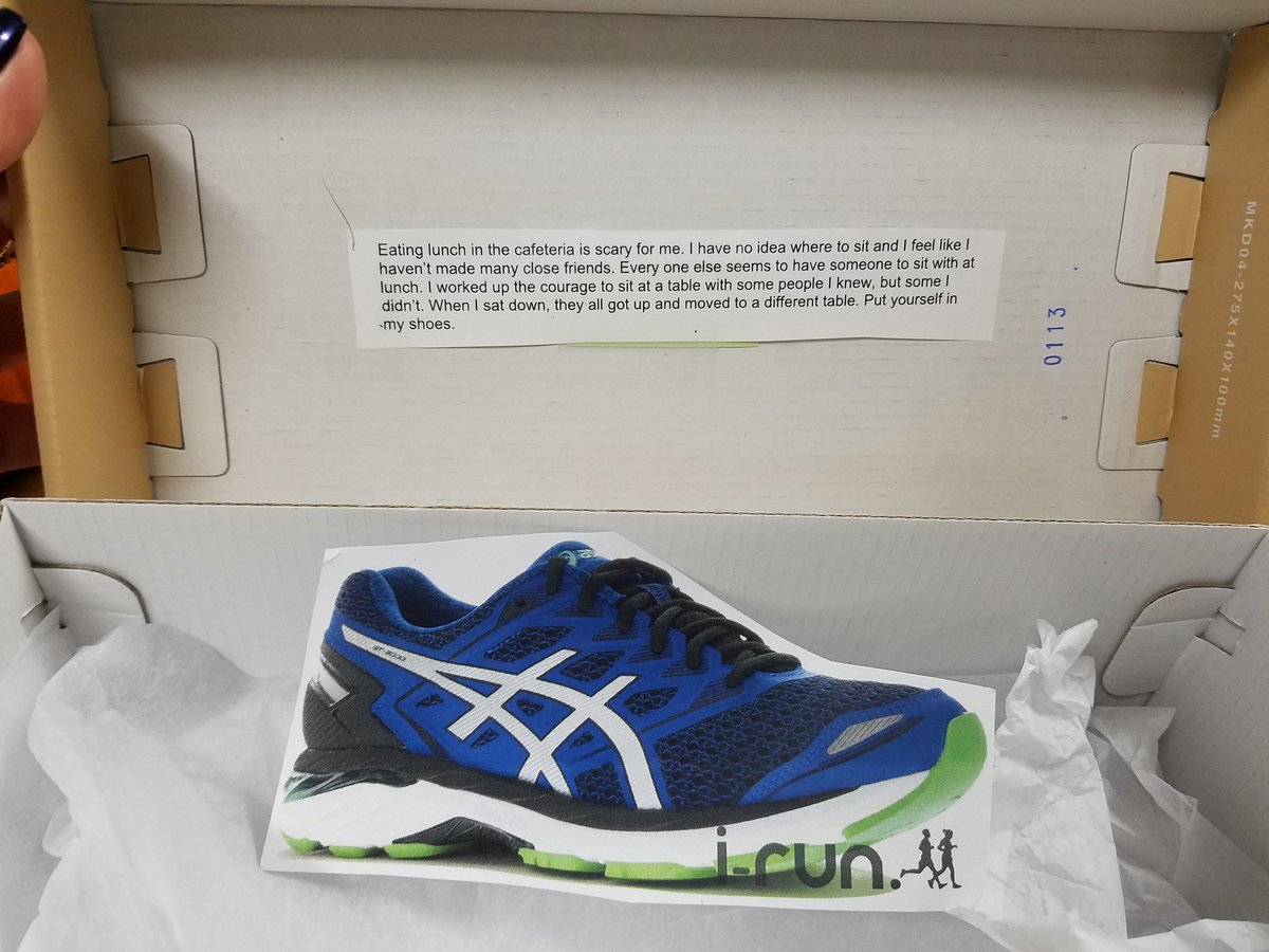 CatBalasco's tweet image. This week's lesson in @AshleyArmoush @RCKC14 classes! Put yourself in someone else's shoes! @HurleyMiddle #learningempathy