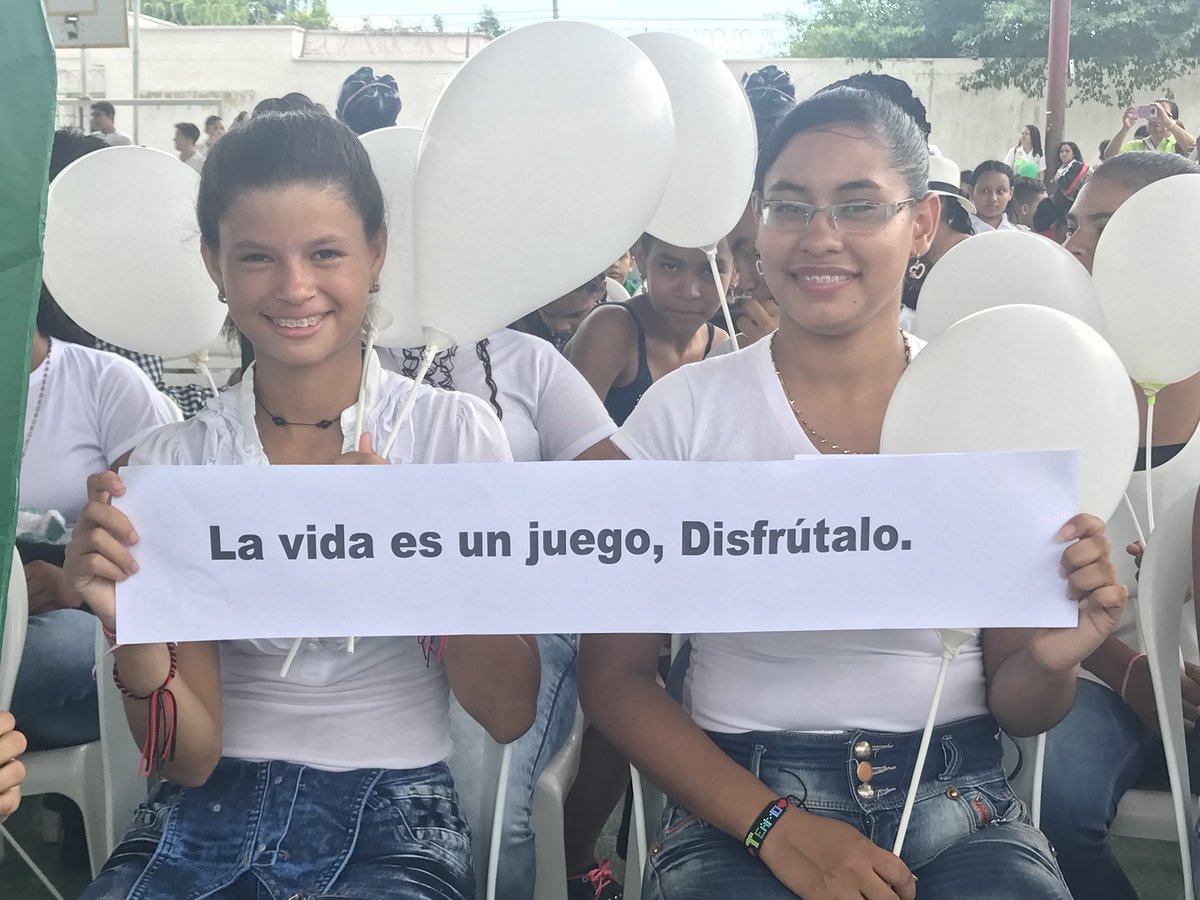 Porque no hay paz sin perdón y reconciliación, trabajamos por el desarrollo integral de nuestros niños y jóvenes. #SemanaDeLaSanaConvivencia