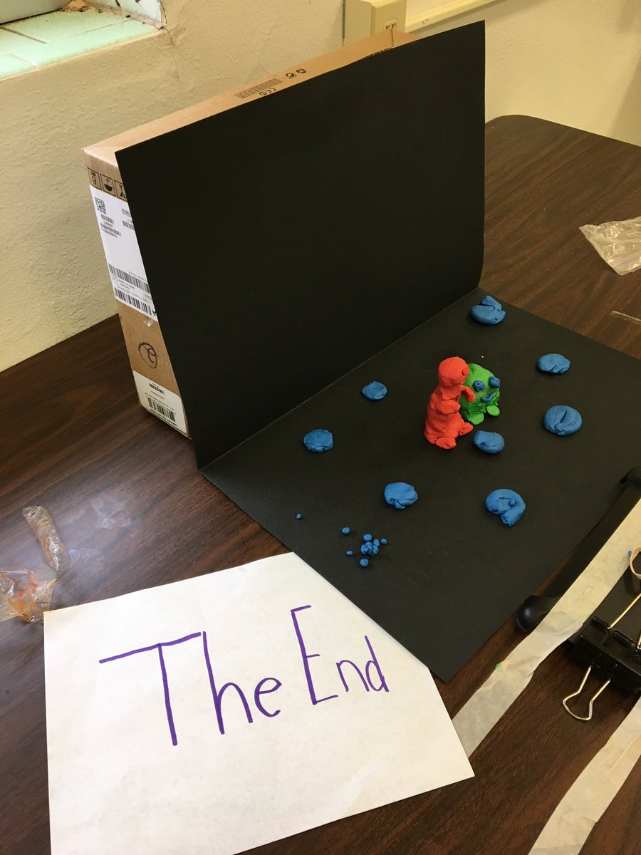 JamieJoMorgan's tweet photo. @wfTAGurit @FollowingFowler #clamation #stopmotion I love watching completed videos! They make me happy! https://t.co/o9dF0wFanl