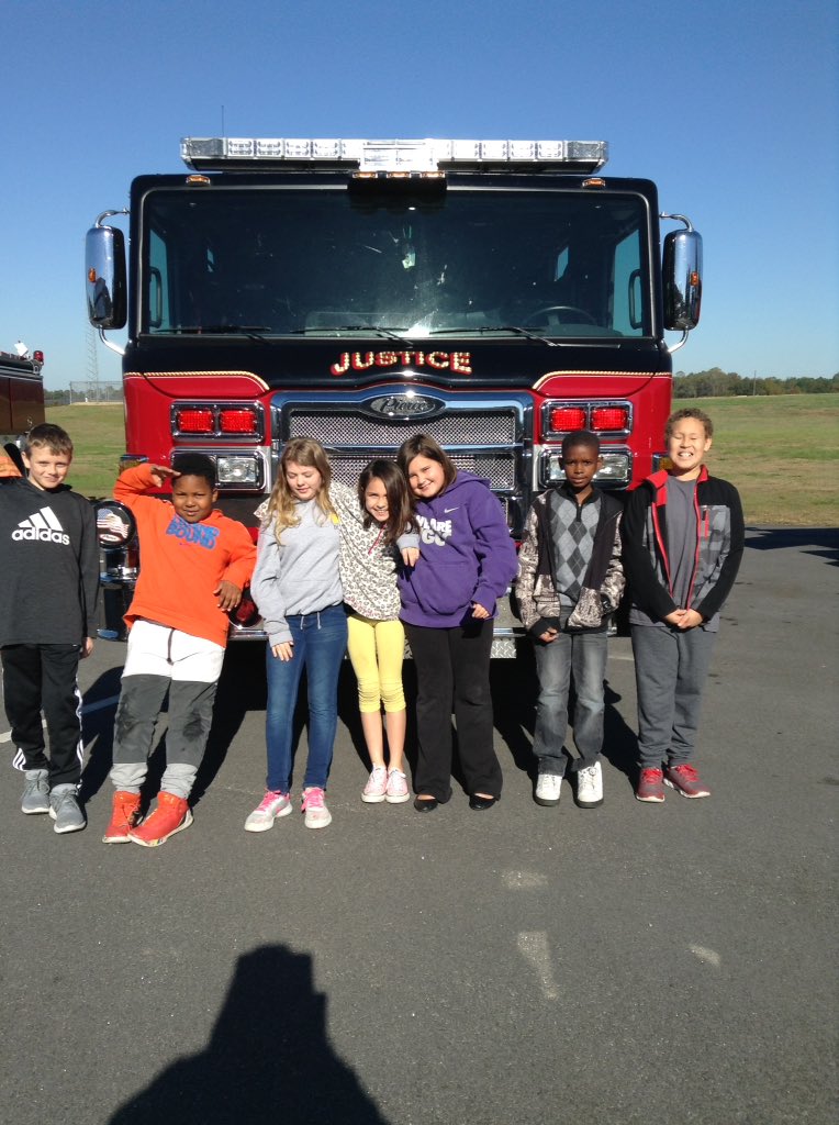 HLDuchene's tweet photo. Fire Safety Day at @EdwardBestFCS - with the best class ever of course! #firesafety #sowellbehaved #lovethesekids @FCSchoolsNC https://t.co/c0MLgzvRcN
