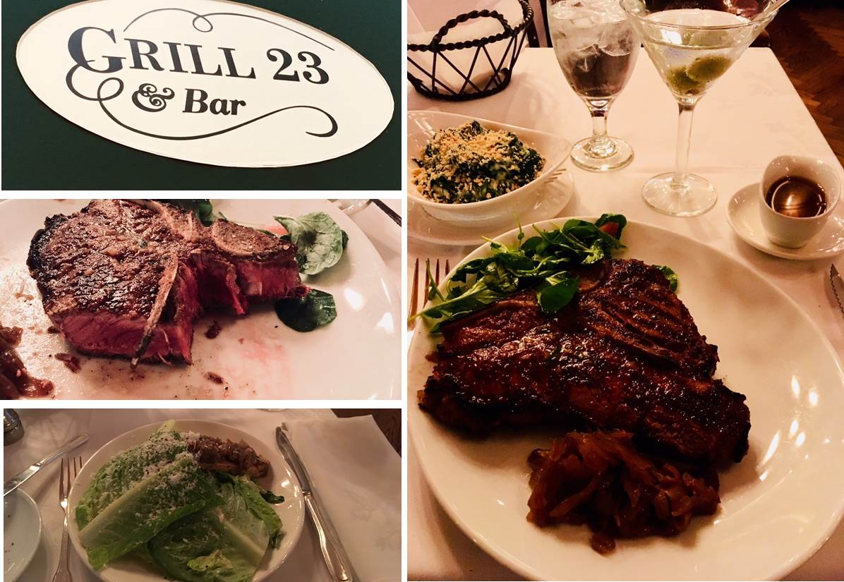 SteakChamp's tweet photo. Had an awesome porterhouse at @Grill23andBar in Boston. 
Hope you get some nice medium rare protein this weekend, too!
#steak #steakchamp https://t.co/0dxcG0WLhW