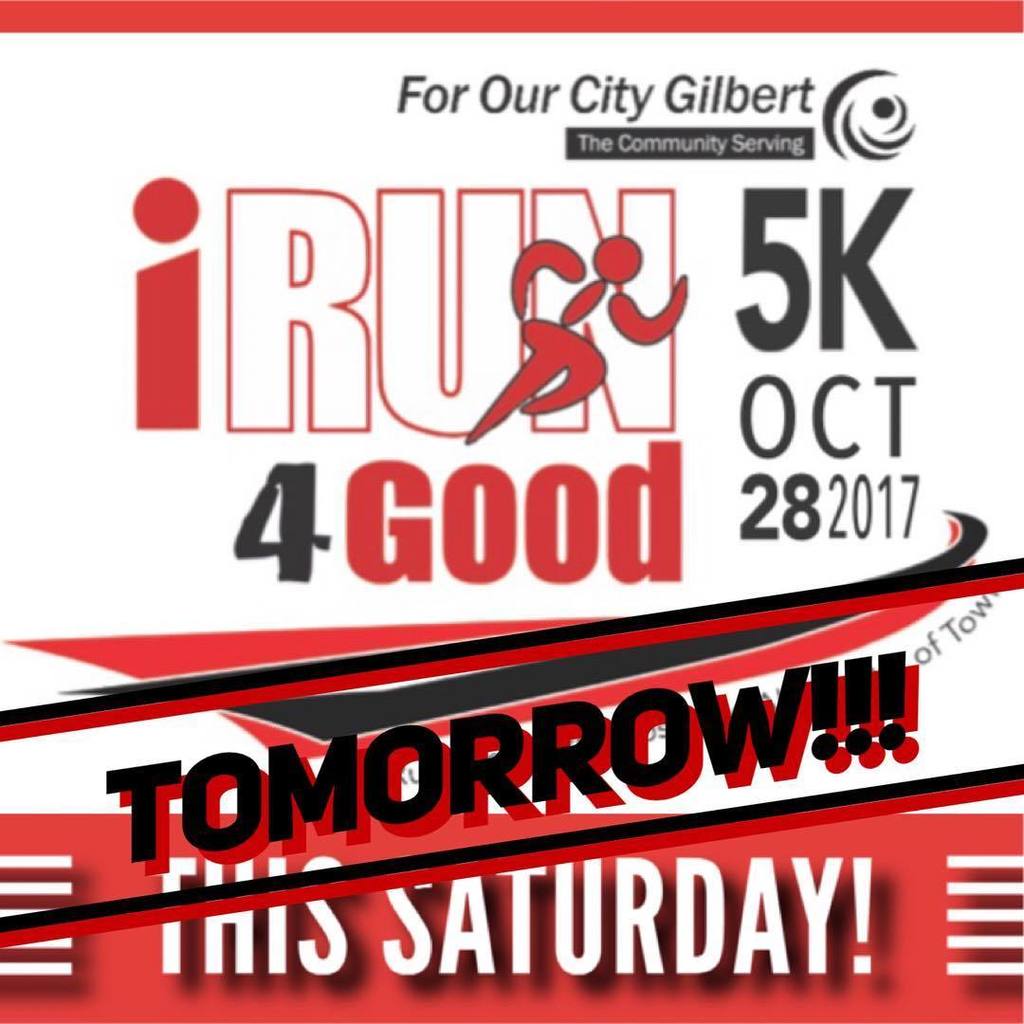 FOCGilbert's tweet photo. It’s here! It’s here! Tomorrow at 7 am be at Freestone park to help us run teen substance abuse out of town!!!! - … https://t.co/1VBHbAR7E9 https://t.co/wbzymEmbu4