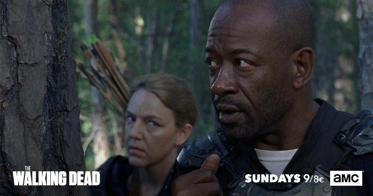 WalkingDead_AMC's tweet photo. Why have a moat of water when you can have a moat full of walkers?  Watch a Sneak Peek of Sunday's #TWD. https://t.co/ykNxeh5y2V https://t.co/ZtOS1VjPbD