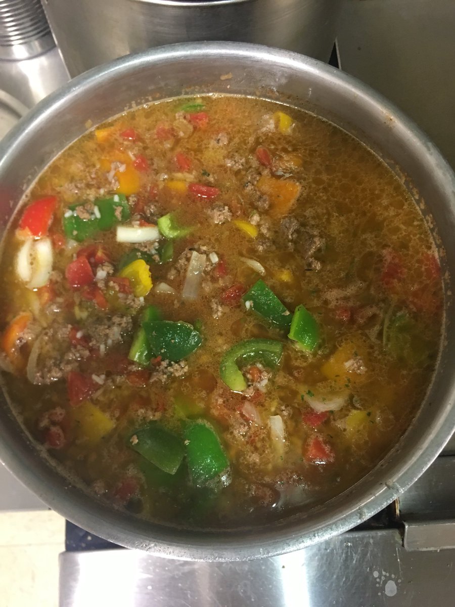 BasilSportsBar's tweet photo. Just a few gallons of Stuffed Pepper soup!! #SoupsOn #Soup #Weirton #ExploreWV #Homemade @RDierkesWTRF need to come for some soup!! https://t.co/AOhqOtq4u3