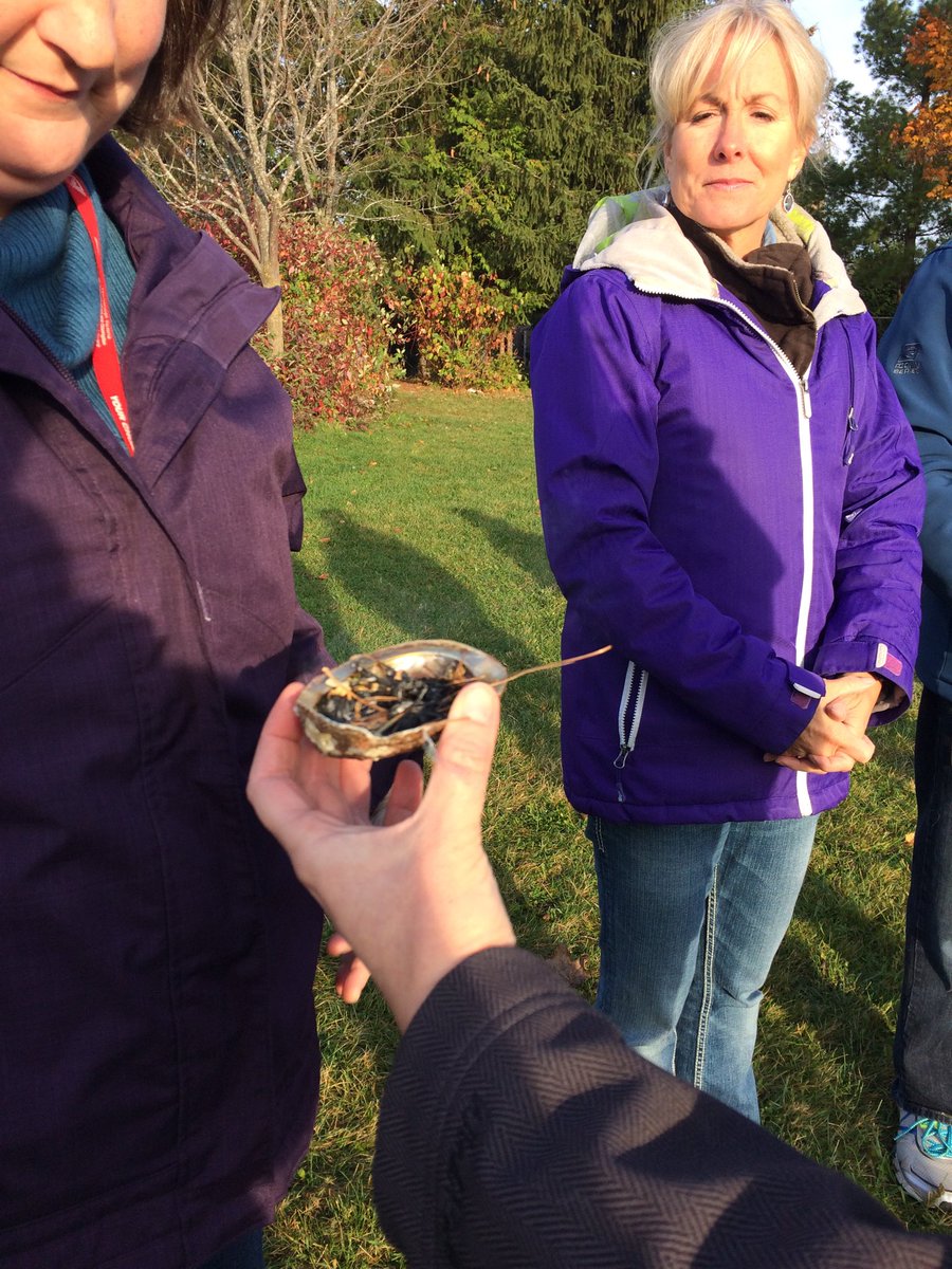 StJP2pvnc's tweet photo. St. John Paul~ Our first Smudging....incredible morning ~#PVNClearns https://t.co/fqPr9jzwUs