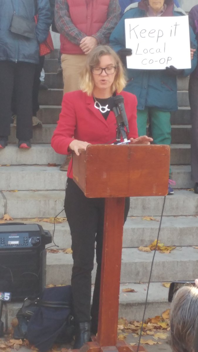 farmerdarrell's tweet photo. @Winooski @KeepBTLocal @NicoleHDeSmet Many community leaders &amp; counsel people are here @ShayTotten is reading statements from those who couldn't be here #keepbtlocal #btv #vtpoli https://t.co/ZEzgedRHFi