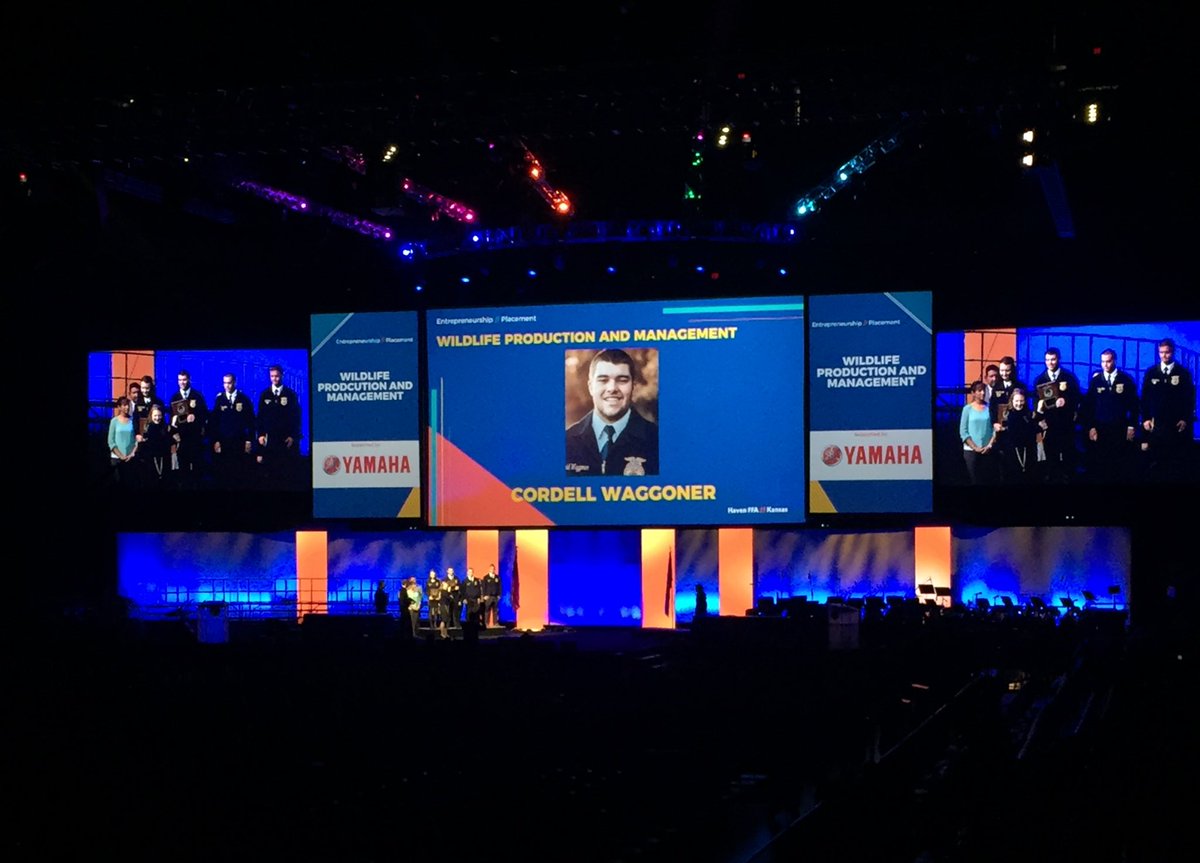 haven_ffa's tweet image. So very proud of our past member @Cordell_22  for being a national finalist in the Wildlife Production and Management Proficiency Award