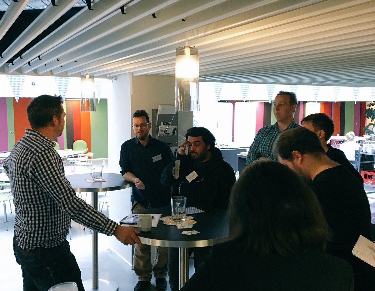 Vi havde inviteret startups fra Symbion og talenter til at mødes idag. #dkbiz #cphftw #dktech #talent