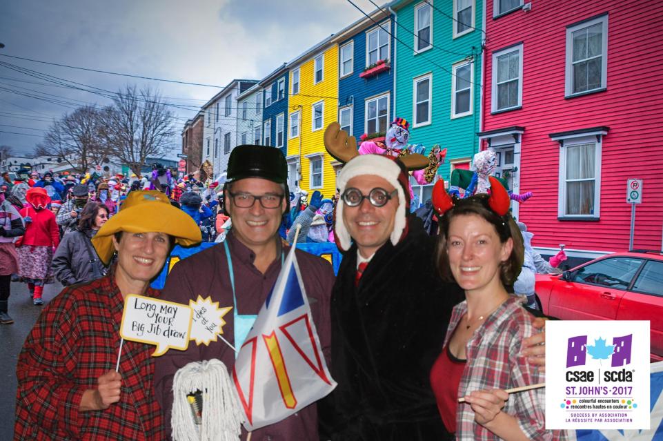 TapSnap #CSAE @associationtips AMCES team members in the St. John's spirit