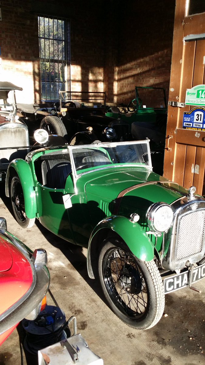 markaustinracer's tweet photo. The Motor Shed on a sunny Friday afternoon at Bicester Heritage. https://t.co/kj6Hd6XUXK